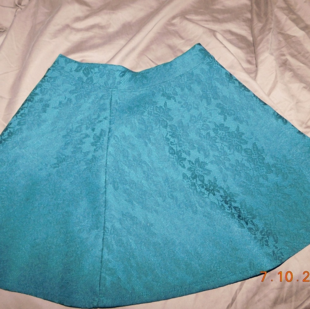 Dark teal skirt